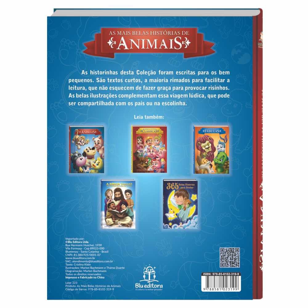 BLU EDITORA - AS MAIS BELAS HISTORIAS DE ANIMAIS - Imagem 2