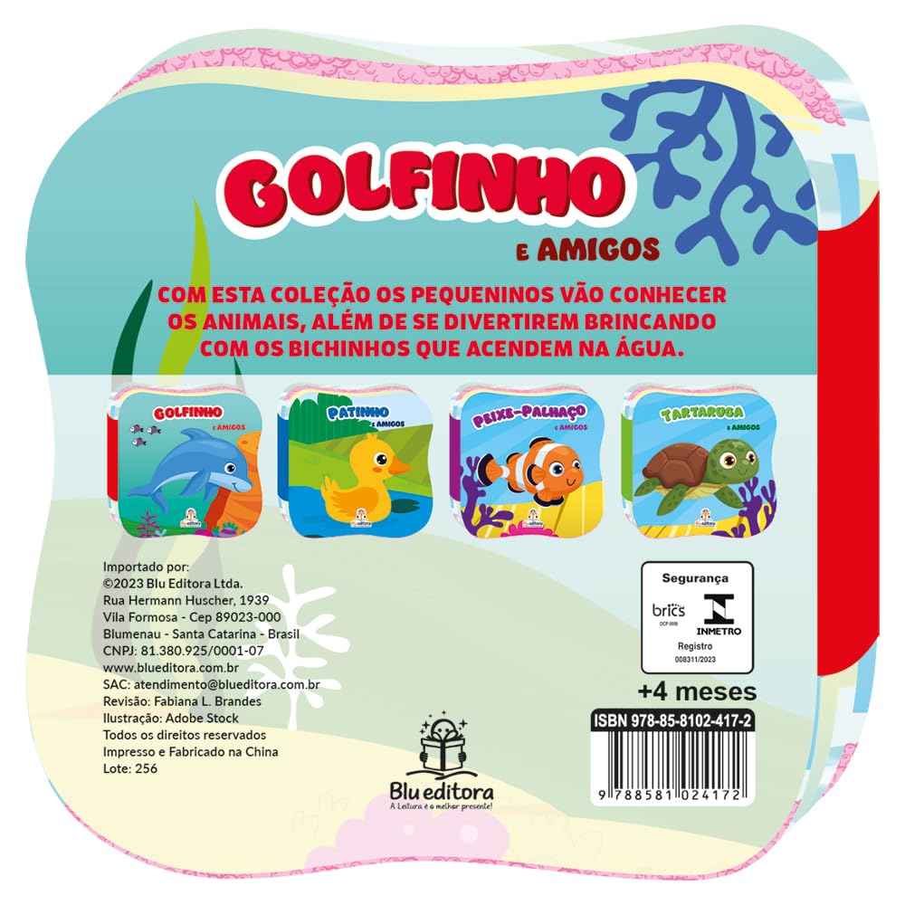 BLU EDITORA - CONHECENDO OS ANIMAIS (BANHO) - GOLFINHO - Imagem 2