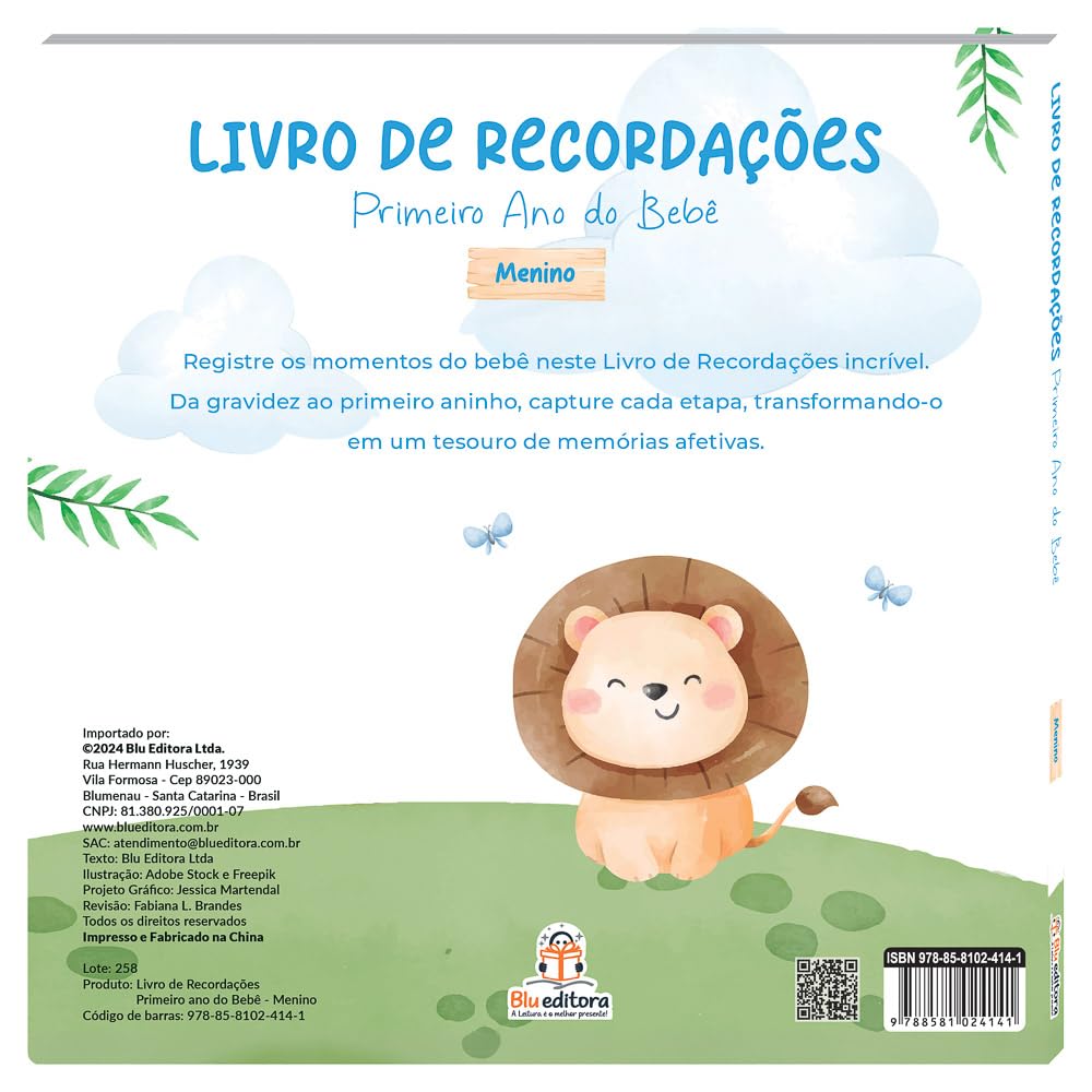 BLU EDITORA - PRIMEIRO ANO DO BEBE - MENINO - Imagem 2