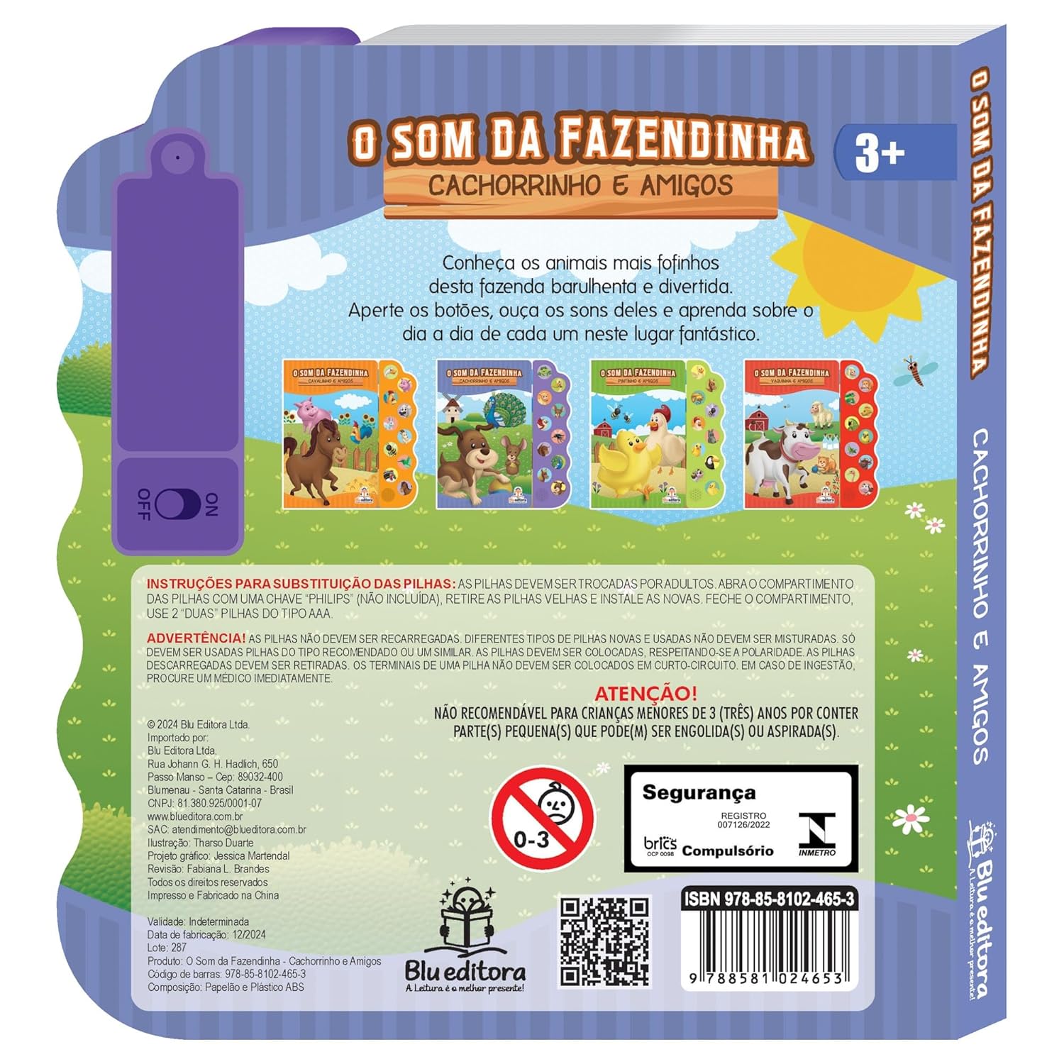 BLU EDITORA - SOM DA FAZENDINHA - CACHORRINHO - Imagem 2