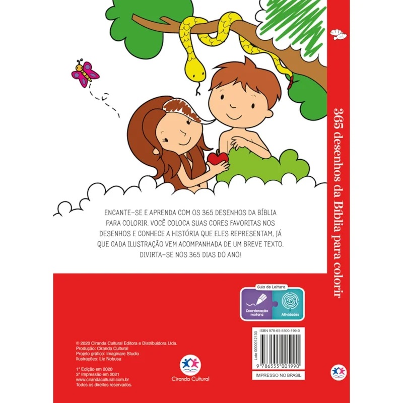 CIRANDA CULTURAL - 365 DESENHOS DA BIBLIA PARA CRIANCAS - Imagem 2