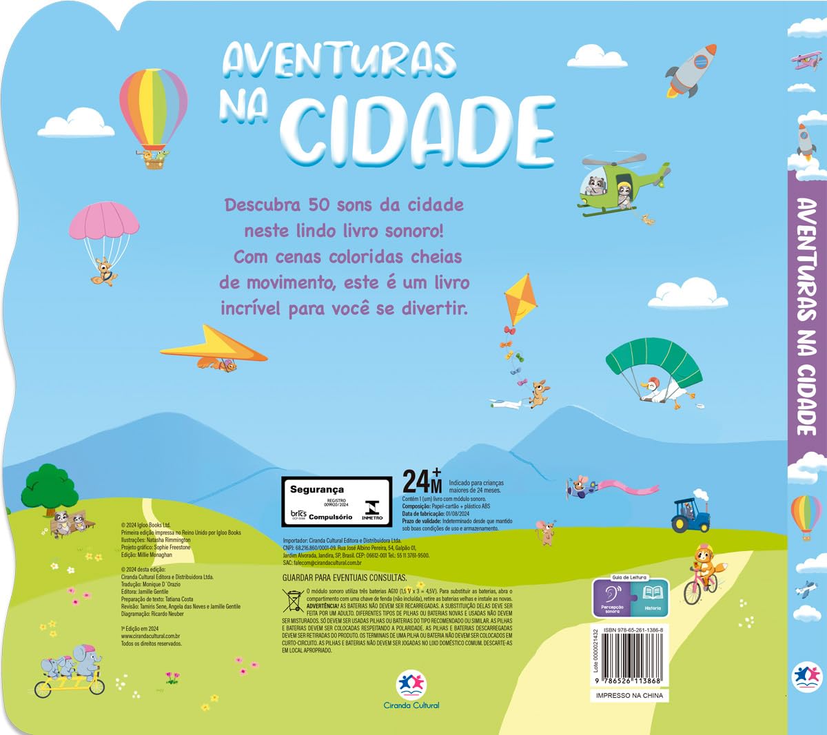 CIRANDA CULTURAL - 50 SONS PARA OUVIR E BRINCAR - CIDADE - Imagem 2