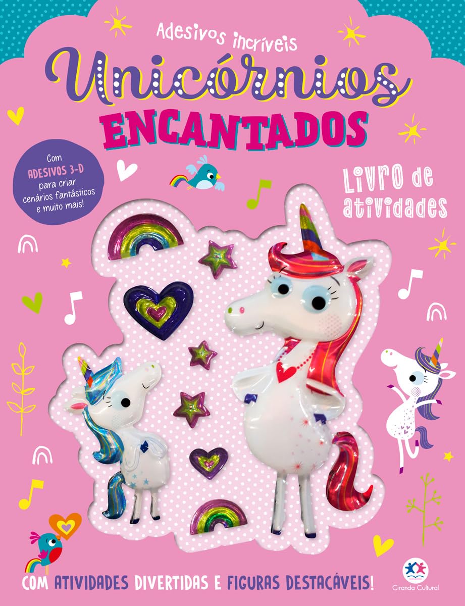 CIRANDA CULTURAL - ADESIVOS INCRIVEIS - UNICORNIOS