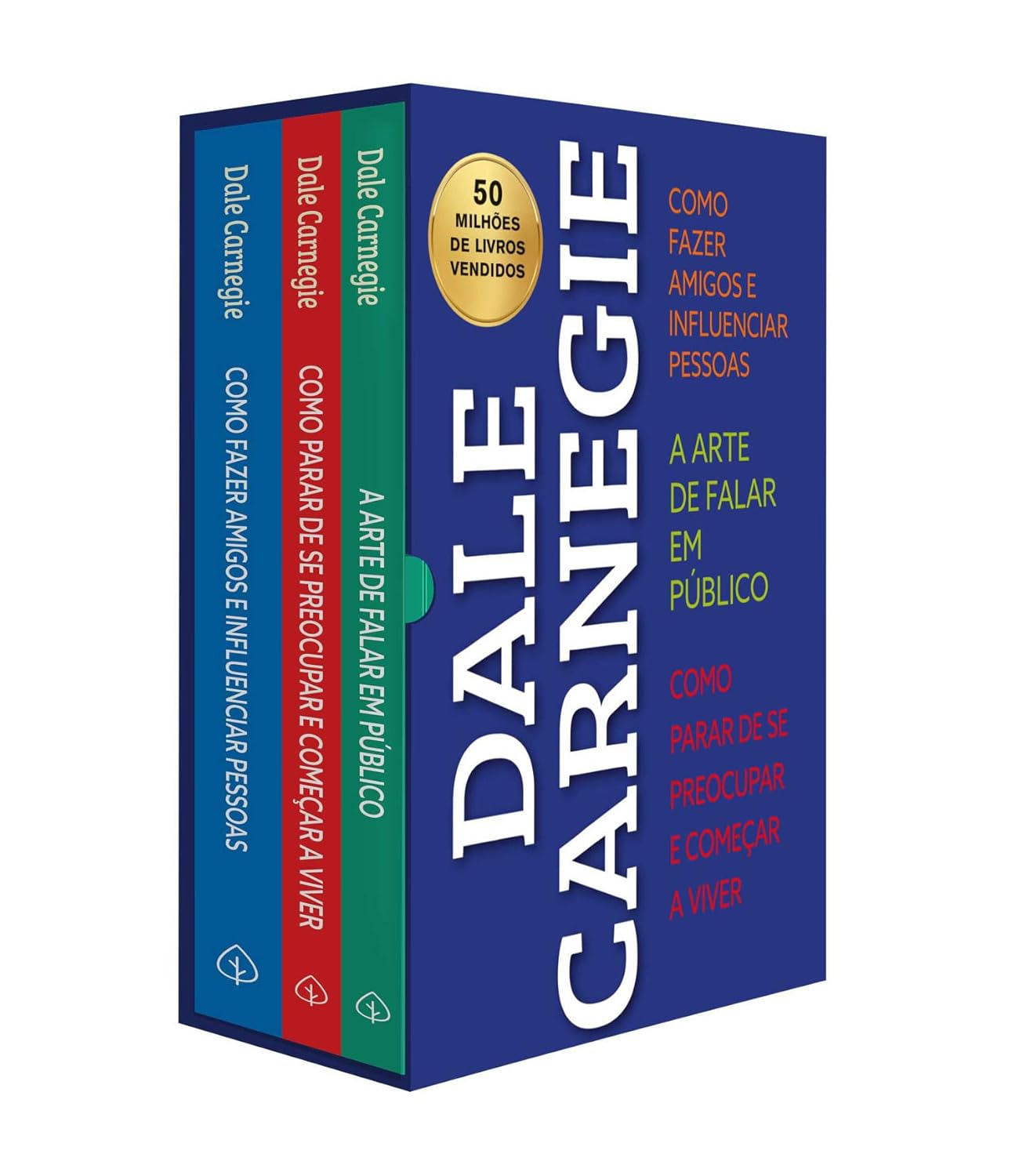 CIRANDA CULTURAL - BOX - DALE CARNEGIE (AZUL) (3 LIVROS)