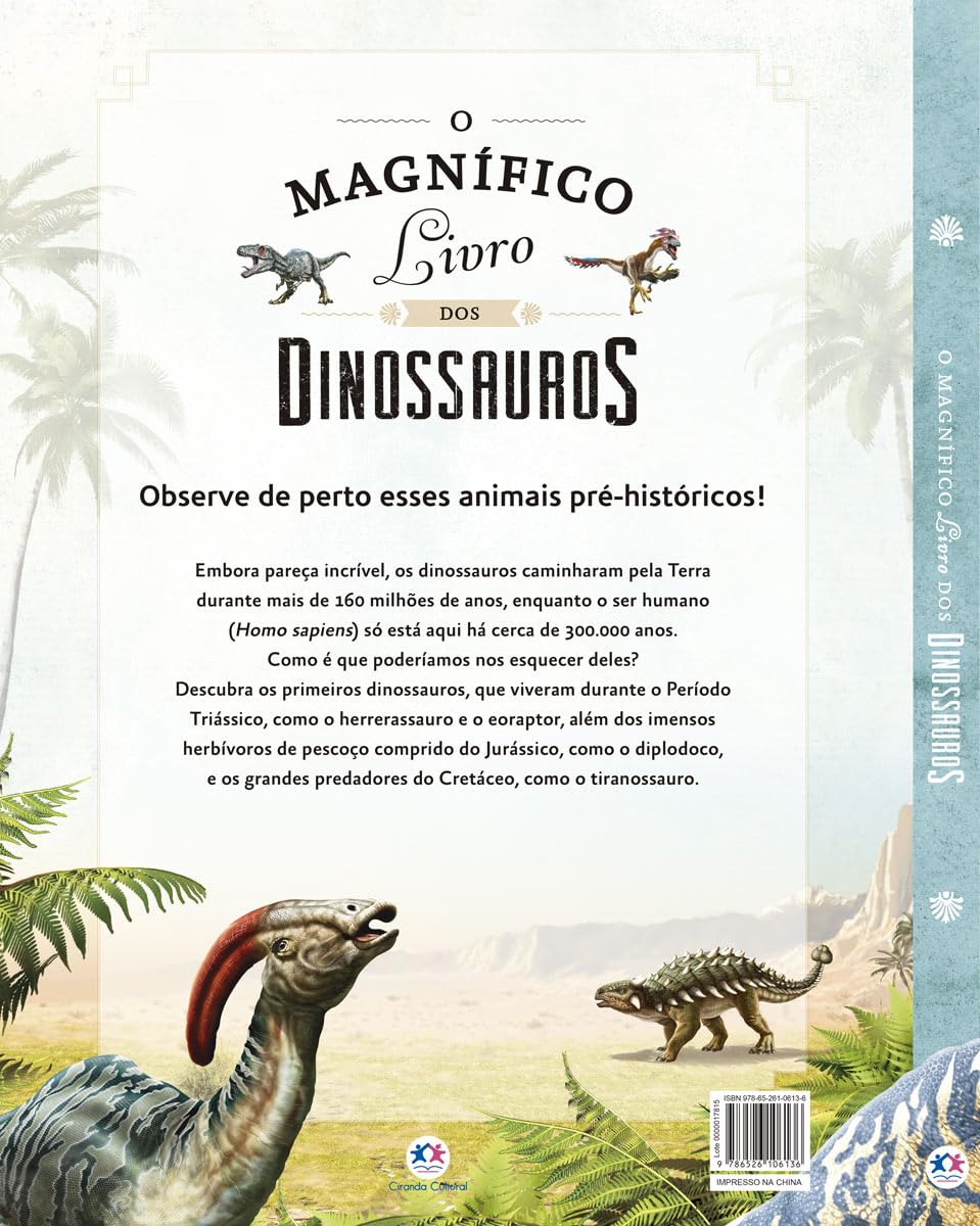 CIRANDA CULTURAL - CAPA DURA - O MAGNIFICO LIVRO DOS DINOSSAUROS - Imagem 2