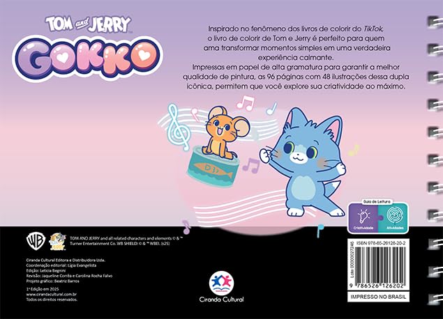 CIRANDA CULTURAL - COMFY AND COZY - TOM E JERRY - Imagem 2