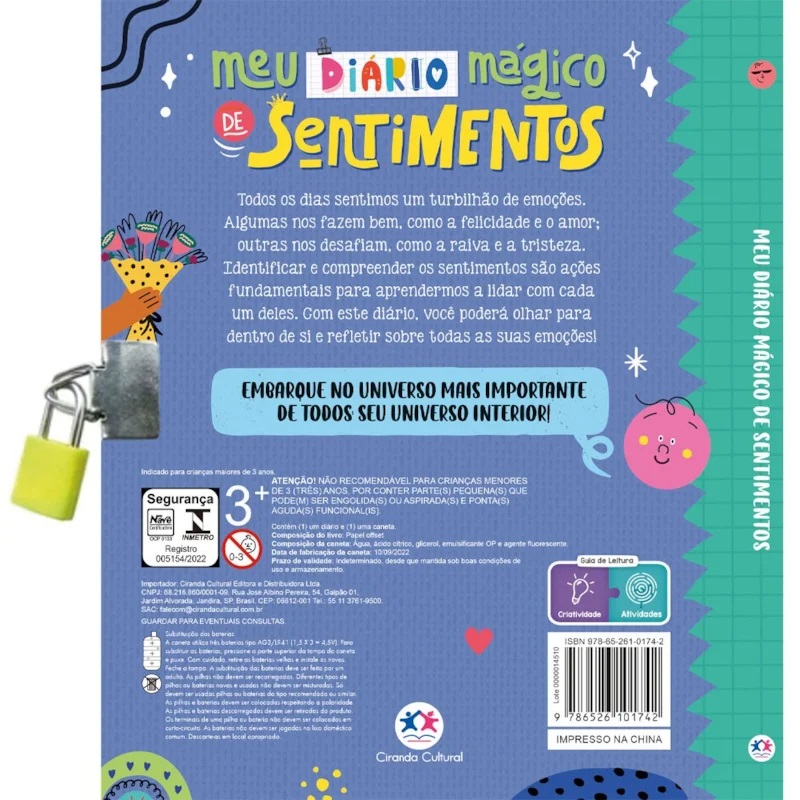 CIRANDA CULTURAL - DIARIO - MEU DIARIO MAGICO DE SENTIMENTOS - Imagem 2