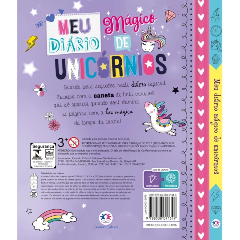 CIRANDA CULTURAL - DIARIO - MEU DIARIO MAGICO DE UNICORNIOS - Imagem 2