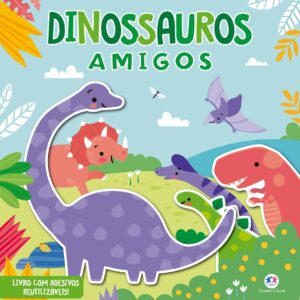 CIRANDA CULTURAL - LIVRO COM ADESIVOS REUTILIZAVEIS - DINO