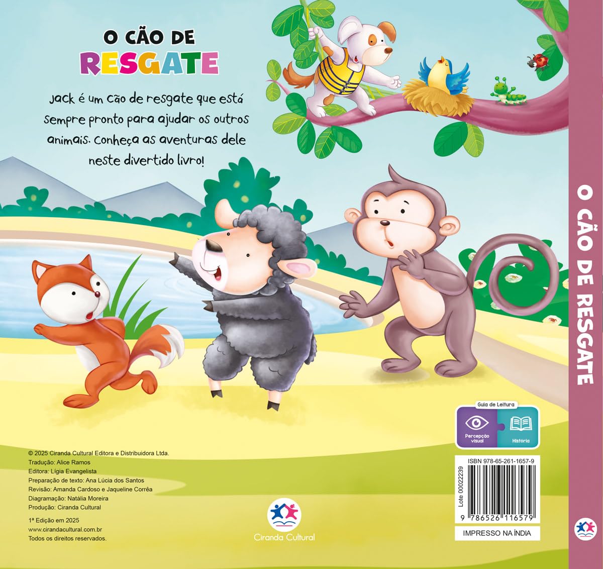 CIRANDA CULTURAL - LIVRO COM PATINHAS - CAO DE RESGATE - Imagem 2