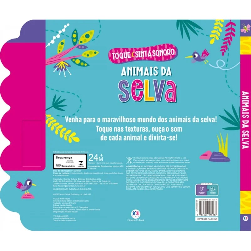 CIRANDA CULTURAL - TOQUE E SINTA SONORO - SELVA - Imagem 2
