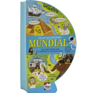 HAPPY BOOKS - LIVRO GLOBO - ATLAS (AZUL)