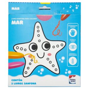 HAPPY BOOKS - LIVRO-SANFONA PARA COLORIR - MAR