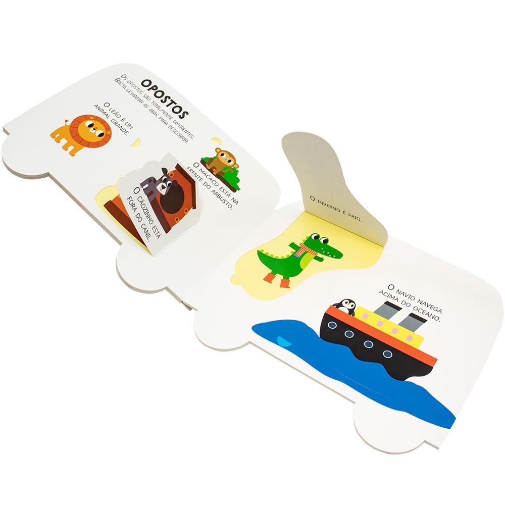 HAPPY BOOKS - PASSEIO ANIMADO - UM LIVRO COM ABAS - ESCOLA - Imagem 3