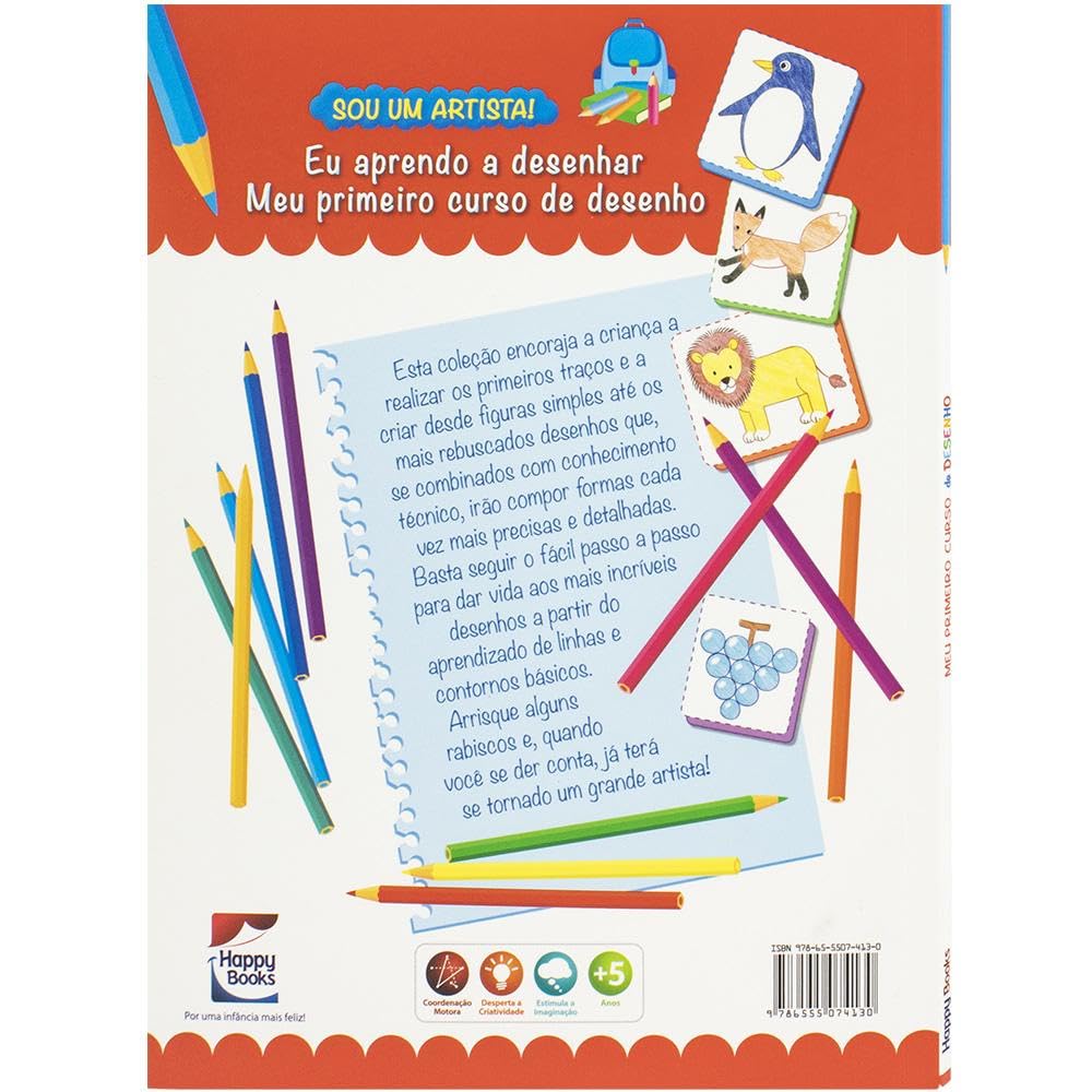 HAPPY BOOKS - SOU UM ARTISTA! MEU PRIMEIRO CURSO DE DESENHO - Imagem 2