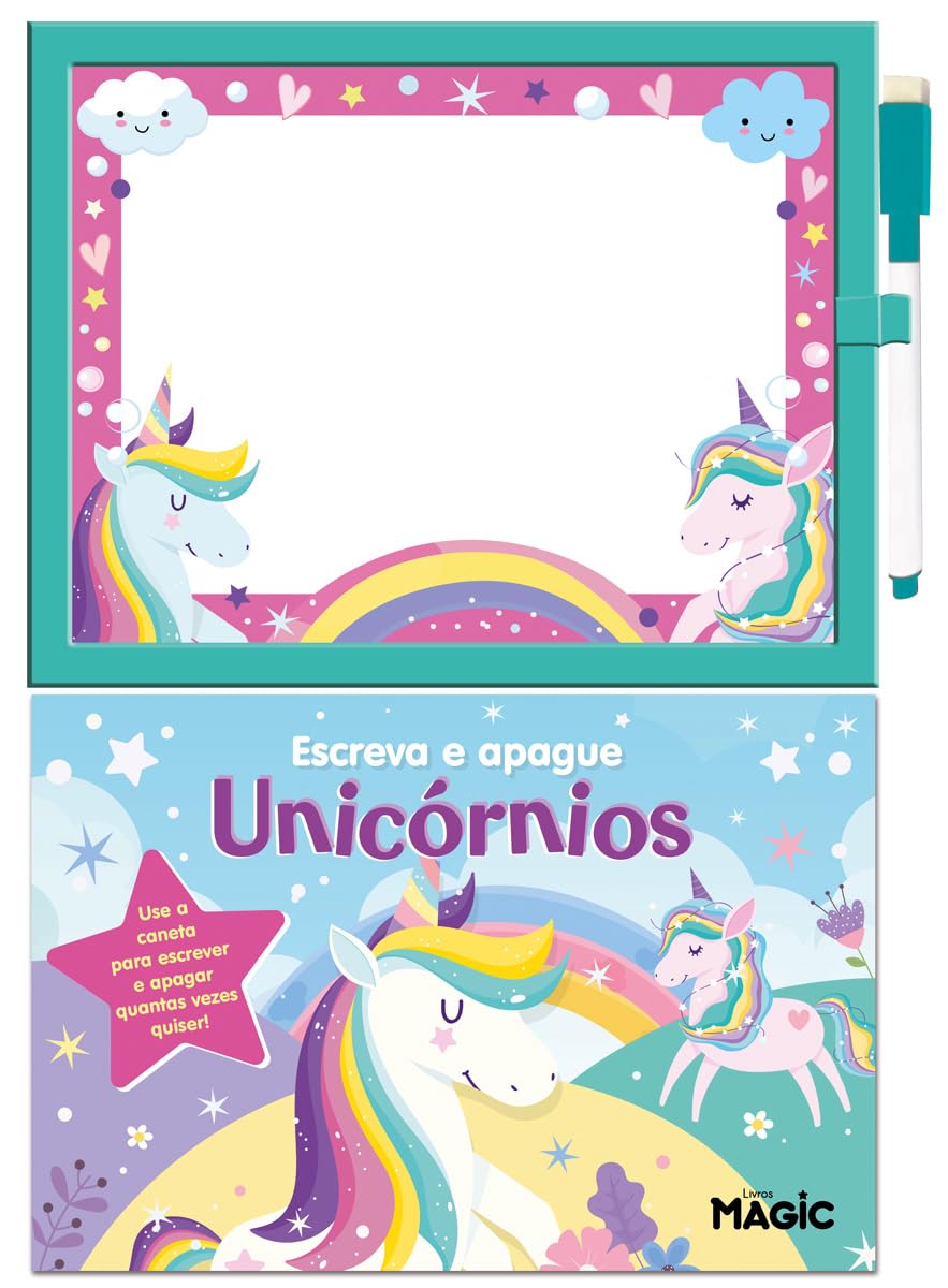 MAGIC KIDS - ESCREVA E APAGUE - UNICORNIOS