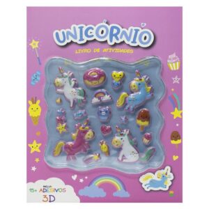 TODOLIVRO - ADESIVOS 3D - LIVROS DE ATIVIDADES: UNICORNIO