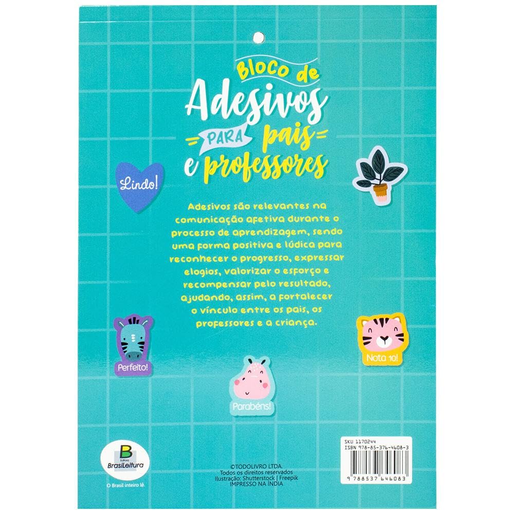 TODOLIVRO - BLOCO DE ADESIVOS PARA PAIS E PROFESSORES VERDE - Imagem 2