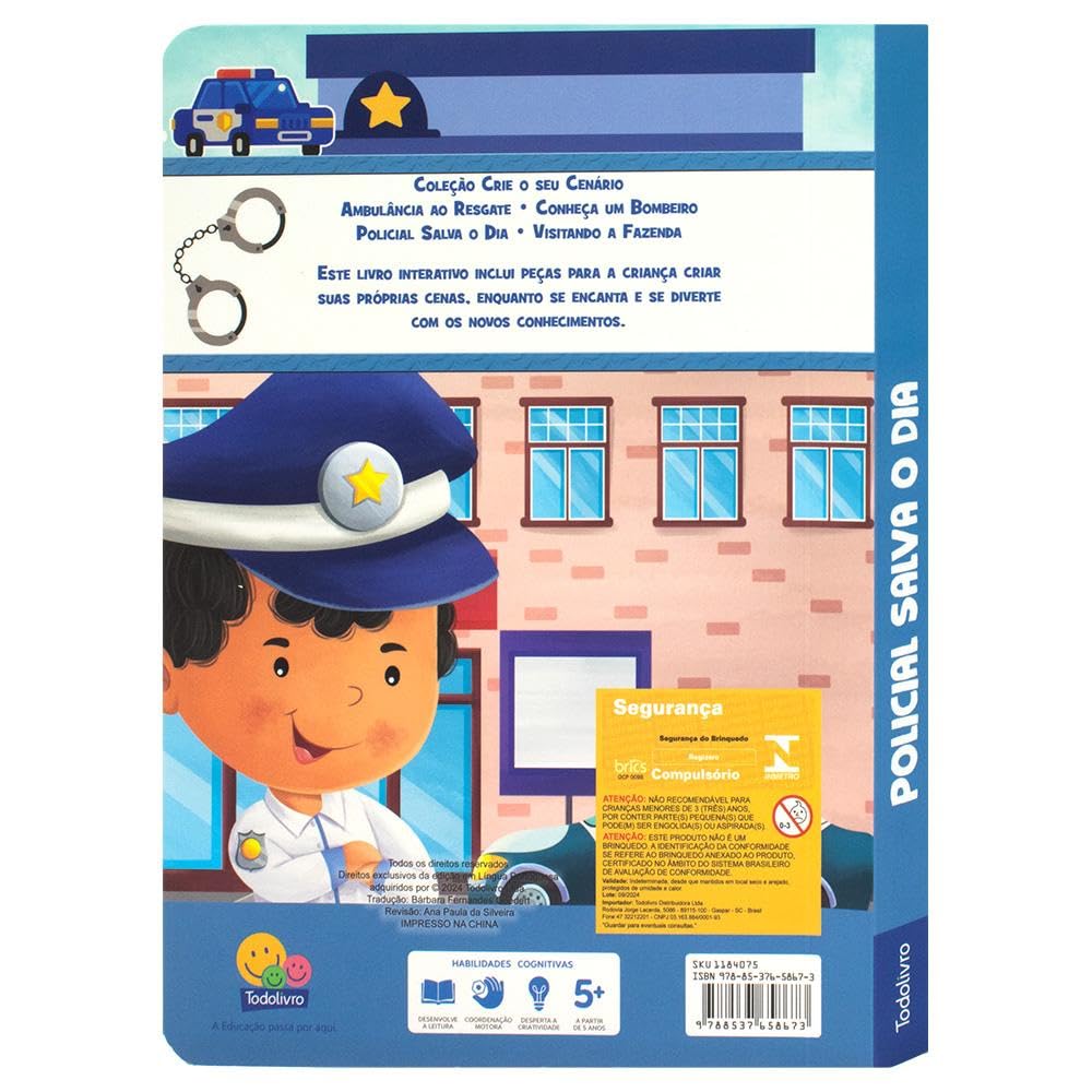 TODOLIVRO - CRIE O SEU CENARIO! POLICIAL SALVA O DIA - Imagem 2