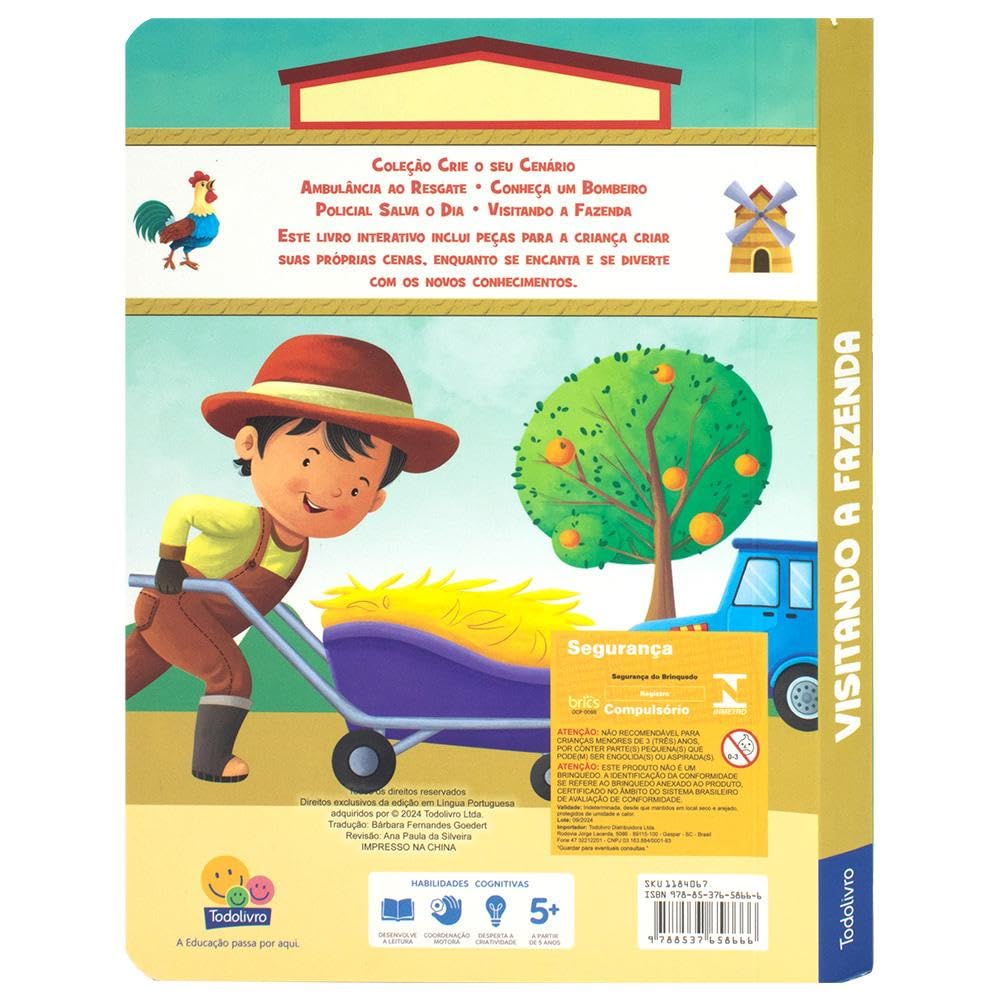 TODOLIVRO - CRIE O SEU CENARIO! VISITANDO A FAZENDA - Imagem 2